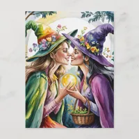 Pagan Lesbian Witches Postcard
