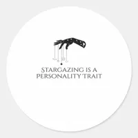 Whimsigoth Ink – Mystical Forests, Moons  Magic Cl Classic Round Sticker