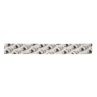 Rustic Elegance Burgundy Floral Wedding  Satin Ribbon