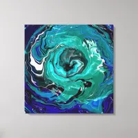 Blue Eternity | Abstract Art Canvas Print