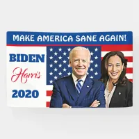 Make America Sane Again Biden and Harris 2020 Banner