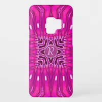 Pink Cute Tribal Love Monogram Name Initials Case-Mate Samsung Galaxy S9 Case