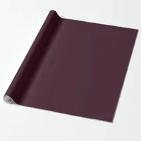 Dark Plum Velvet Wrapping Paper