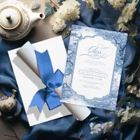 Porcelain-Inspired Chinoiserie Pattern ID1098 Invitation