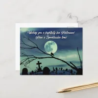 Sweet Darkness Gothic Full Moon Eerie Graveyard Postcard