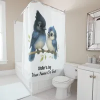 Sassy Steller's Jay  Shower Curtain