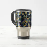 Luminescence Tropical Orchids in Watercolor Travel Mug