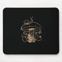 Cottagecore Aesthetic Mushroom Snail Goblincore My Mouse Pad