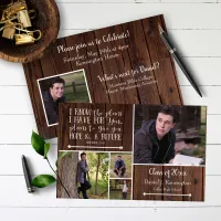 Budget Wood Bible Verse Graduation Photo Collage