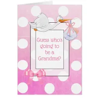 Grandma Announcement card