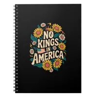No Kings In America We The People Political Notebook