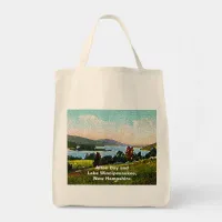 Alton Bay & Lake Winnipesaukee New Hampshire Art Tote Bag