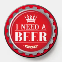 I Need a Beer Funny Craft Beer Drinker PopSocket