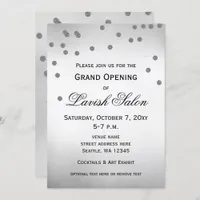 Elegant Silver Corporate Party Invitation