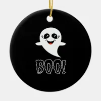 Boo! Little Halloween By Lucas Ceramic Ornament