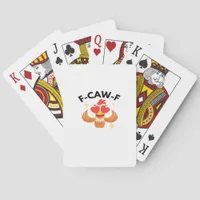 Funny F-Caw-F Classic Poker Cards
