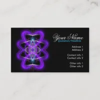 Purplia Hearts Business Card