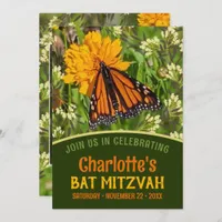 Orange Butterfly Nature Energy Bat Mitzvah