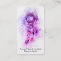 *~* Tribal Shamanic Sacred Dream Catcher Shaman Business Card