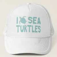 Sea Turtle Lover Cool  Trucker Hat