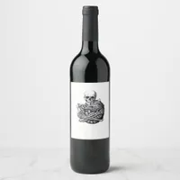 Till Death Do Us Classic & Quote Wine Label