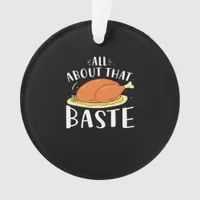 All About That Baste Minimal Design Ornament