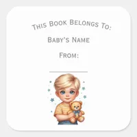 Customize Boy Book Plate