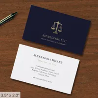 Simple Elegant Legal Business Card