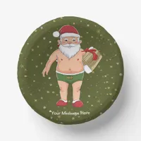 Funny Dirty Santa Christmas Collection Paper Cups Paper Bowls