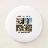 Personalized Love You Daddy Photo   Wham-O Frisbee
