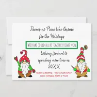 Gnome for Christmas, Social DIstancing Holiday