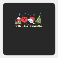 Tis The Season For Pickleball Iii Square Sticker