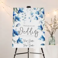 Bluebells Floral Wedding  Foam Board