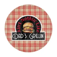 Barbecue Gift for Dad Hamburger Backyard Cookout Cutting Board