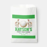 Year Down, Golf On! 1st Birthday Party Favor Bag