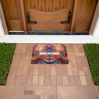 Vibrant Abstract Design Doormat