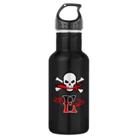 Jolly Roger E Monogram Initial Stainless Steel Water Bottle