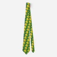 Zucchini Flower Neck Tie