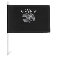 F-Caw-F Crow Retro Classic Car Flag