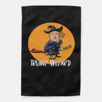 Halloween Ttrump Wizard Funny Classic Garden Flag
