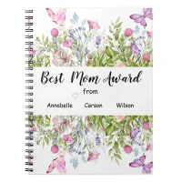 Wildflower Mom Appreciation Spiral Photo Notebook