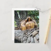 A Troll Sleeps Under a Tree Protecting Nature Postcard