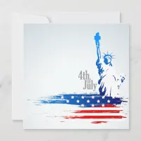 Statue of Liberty 4th of July Party Invitations