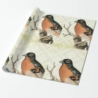 Vintage Bird Wrapping Paper