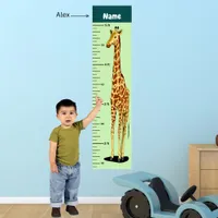 Long Neck Giraffe Growth Chart Add Child's Name