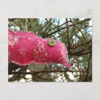 Pink Birdie Postcard