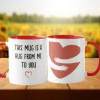 Hug From Me to You Ceramic Mug