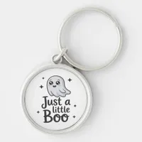 Just Little Boo Funny Design Keychain