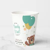 We Can Bearly Wait | Gender-Neutral Baby Shower Paper Cups