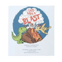 BUDGET Have A Blast Dinosaur Birthday Invitation  Notepad